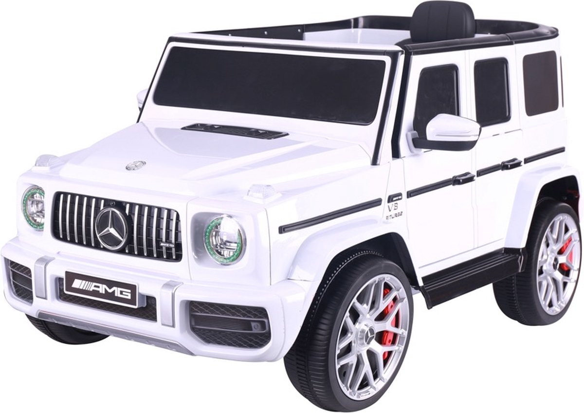 Mercedes G63 Kinderauto Wit | 12V